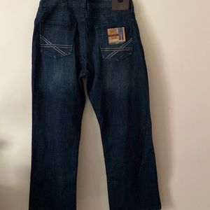 Men's Axel Jeans 40x30 Slim Boot Cut stretch NWT arnax dark wash blue New